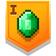 Icon for the "Cha-ching!" trophy in "Minecraft Dungeons."
