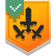 Icon for the "High and Dry" trophy in "Minecraft Dungeons."