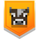 Icon for the "Passive Aggressive" trophy in "Minecraft Dungeons."