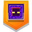 Icon for the "Ancient Hunter" trophy in "Flames of the Nether," DLC for "Minecraft Dungeons."