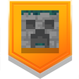 Icon for the "Creeper In The Woods" trophy in "Season Two: Luminous Night," DLC for "Minecraft Dungeons."