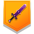 Icon for the "End Run" trophy in "Echoing Void," DLC for "Minecraft Dungeons."