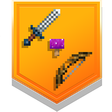 Icon for the "Fashionable Climber" trophy in "Season One: Cloudy Climb," DLC for "Minecraft Dungeons."