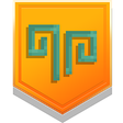 Icon for the "Golden Gauntlet" trophy in "Season One: Cloudy Climb," DLC for "Minecraft Dungeons."
