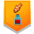 Icon for the "Save Your Breath" trophy in "Hidden Depths," DLC for "Minecraft Dungeons."