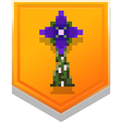 Icon for the "Survival Skills" trophy in "Jungle Awakens," DLC for "Minecraft Dungeons."