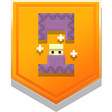 Icon for the "Take the High Road" trophy in "Echoing Void," DLC for "Minecraft Dungeons."