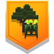 Icon for the "Treetop Trespasser" trophy in "Season Three: Fauna Faire," DLC for "Minecraft Dungeons."