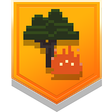 Icon for the "Treetop Untangled" trophy in "Season Three: Fauna Faire," DLC for "Minecraft Dungeons."